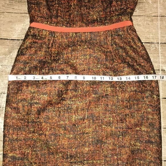 Peter Som Sleeveless Tweed Lace Sheath Dress - Picture 8 of 10